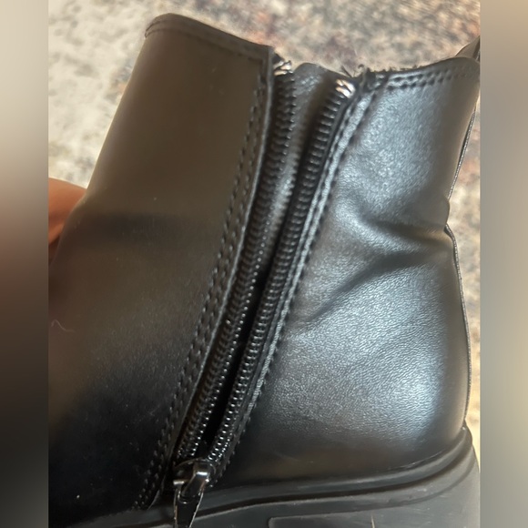 Girl MIA Black Ankle Boots - Picture 8 of 8